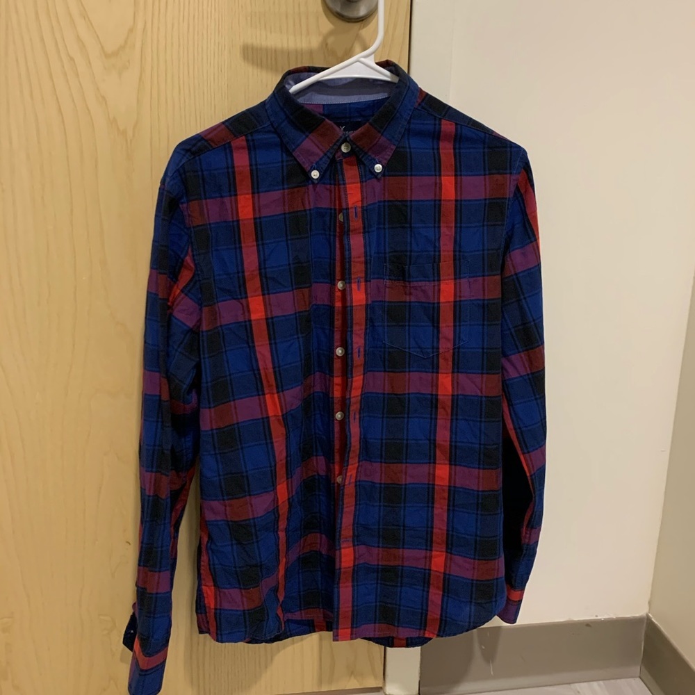 AE Plaid Button-Down